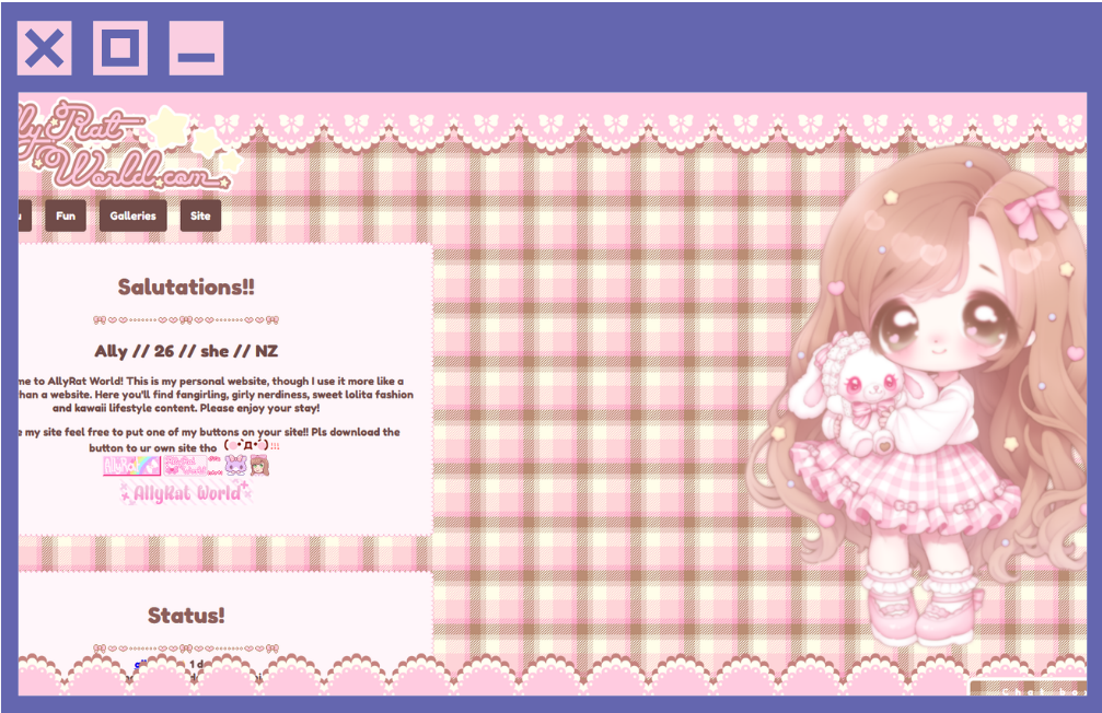 AllyRatWorld site preview